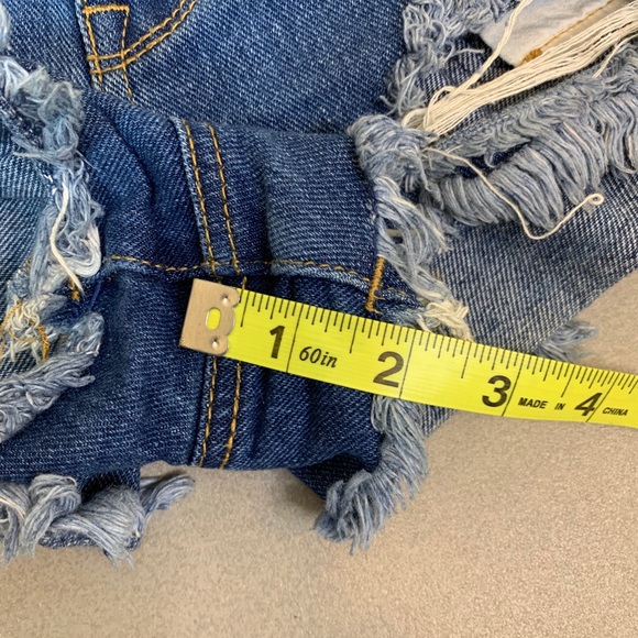 PS Erin Wasson Boho Cutoff Shorts Knit Pockets - Picture 5 of 9